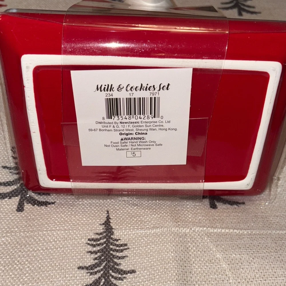 Target Bullseye Playground Christmas 2025 Ceramic Santa Milk and Cookie Set